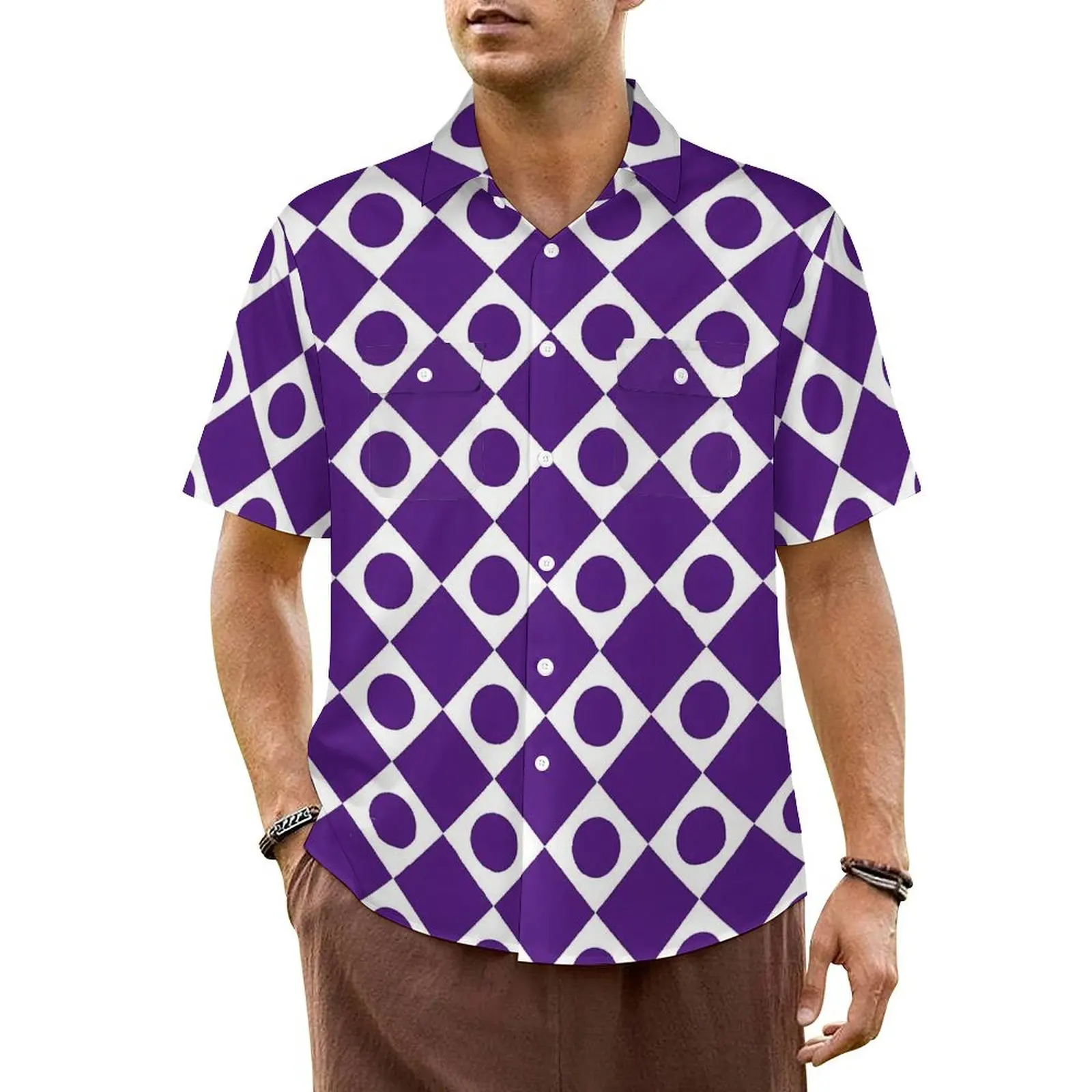 

Retro Mod Casual Shirt Vintage 60s Print Elegant Hawaiian Shirts Male Short Sleeve Vacation Streetwear Graphic Oversized Blouses