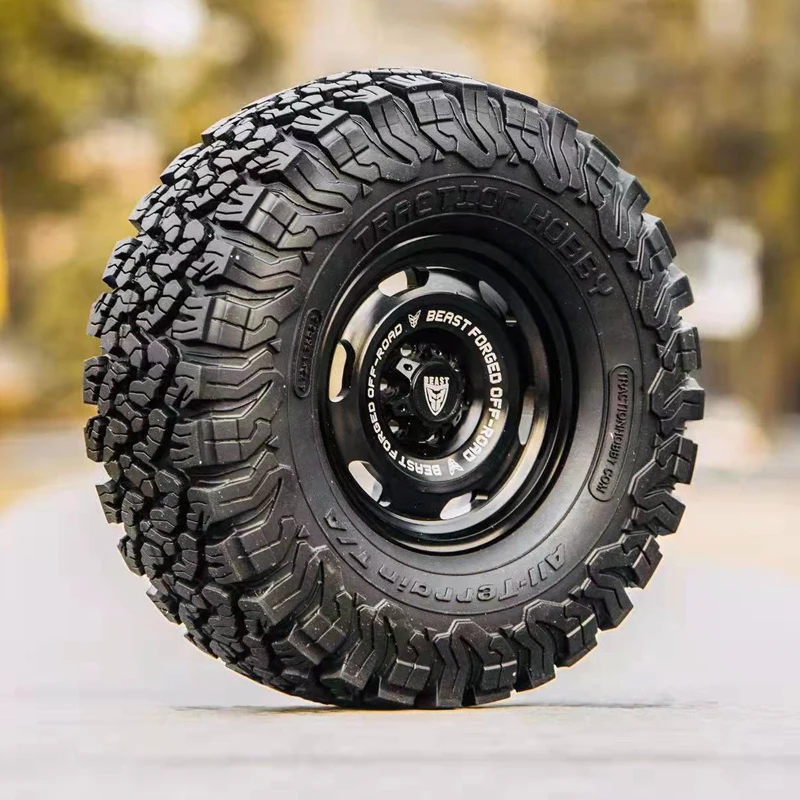 إطارات محاكاة KM TANK300 بمقياس 1/8 و1/10 مقاس 120*45 مم مع بطانات داخلية (THO1225) - إطارات زاحفة RC لجميع التضاريس