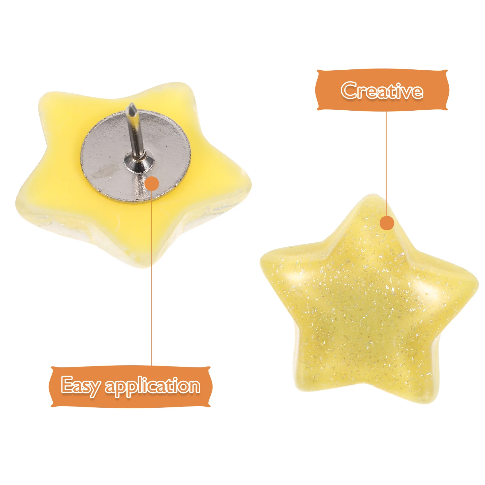 Kleurrijke Stervormige Kopspijkers 30 stks Diverse Push Pins voor Bulletin Board Wandkleden Kurk Display Kantoor Klas Gebruik