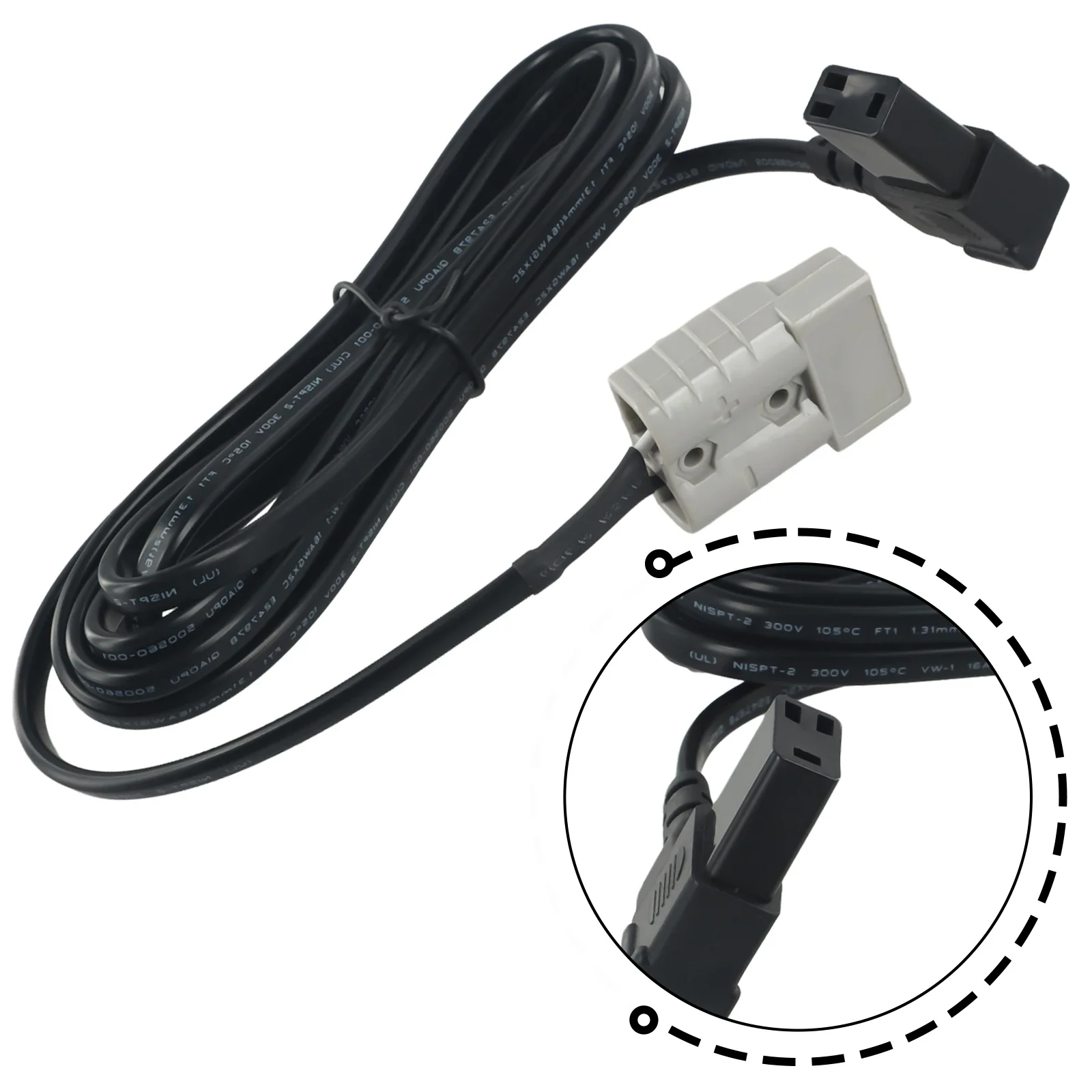 طقم سلك طاقة لتمديد كابلات الثلاجة ، شاحن لكابل أندرسون ، استبدال كابل الشحن ، 16awg ، 50a ، 12V ، 1 V