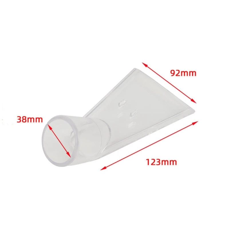 2 Buah Nozel Ekstraksi Kepala Gosok Plastik Tahan Lama Nozel Pelapis Portabel Perlengkapan Penyedot Debu untuk Vakum