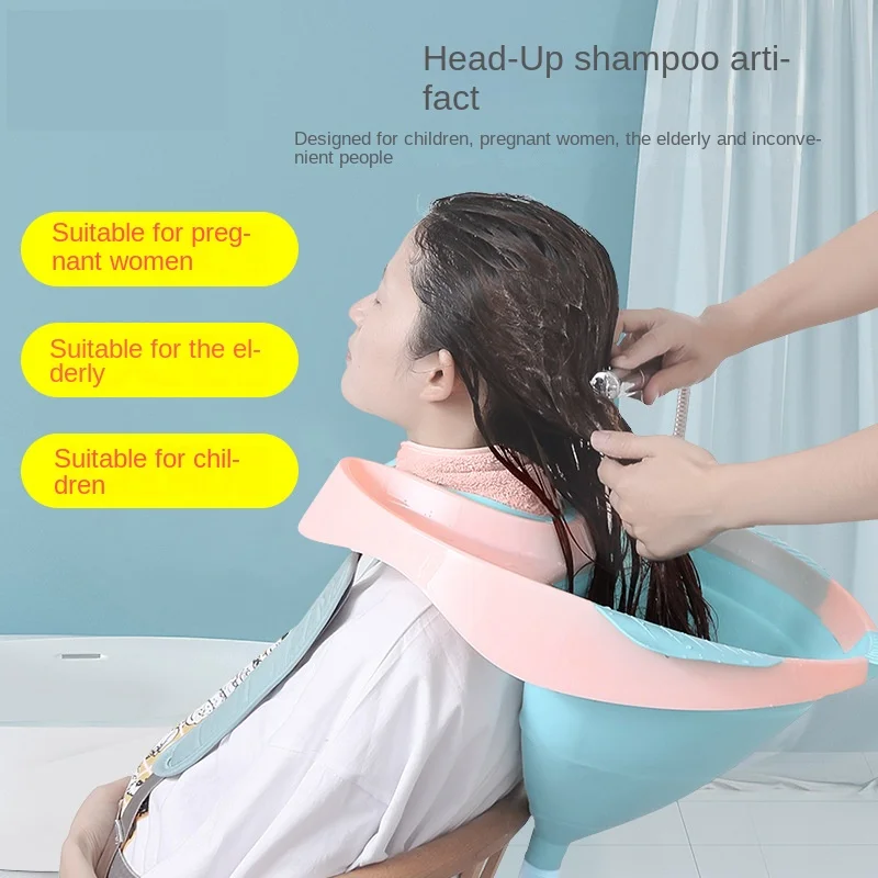 

Portable Foldable Shampoo Basin Supine Hair Washing Basin for Pregnant Woman Injured Patients Hair Wash Clean Home Hair Care