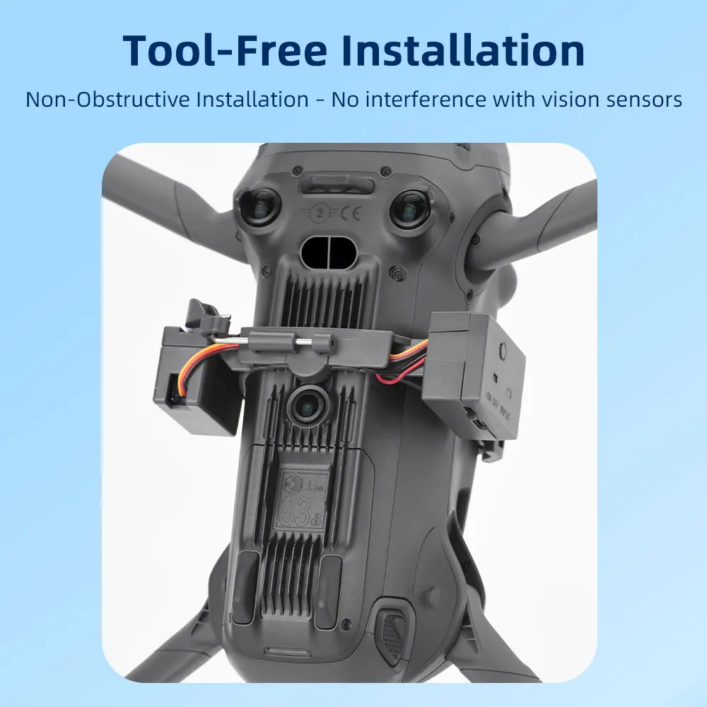 Odpadacz ładunku do DJI Mavic 4 Pro, urządzenie do zwalniania z powietrza / system airdrop / odpadacz, dostawa materiałów ratunkowych, akcesoria do Mavic 4 Pro