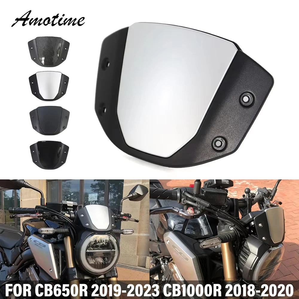

For Honda CB650R 2019 2020 2021 2022 2023 CB1000R CB 650R CB 650 R Motorcycle Windshield WindScreen Front Screen Wind Deflector
