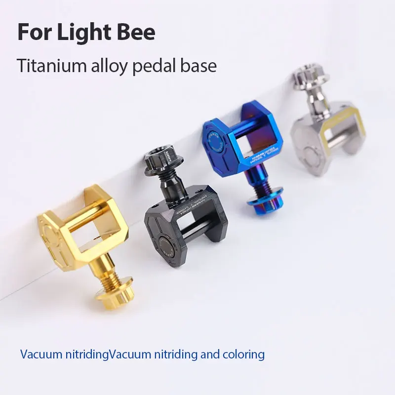 

Винт из титанового сплава для мотоцикла. Подходит для легких пчел. База педали. Комплект для переоборудования защелки с фиксированной гайкой.