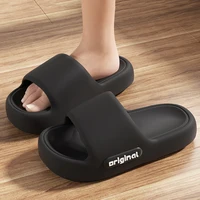 Pantoufles nuage à fond épais pour femmes, sandales à plateforme avec lettres imprimées, confortables, semelle souple, oreiller de plage, 2025 5