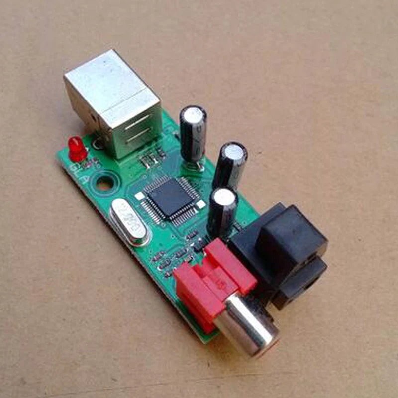 Imagem -02 - Placa de Som Usb para Fibra Digital Coaxial Placa de Conversão Usb para Spdif Dts Ac3 Wav Ape Flac Áudio Mp3 para Windows 7