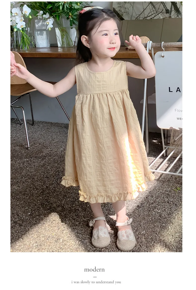 Baby Girl Dress Girls Summer Dresses 2024 New Style Summer Children Dresses Little Girls Net Red Princess Fashion Dress Summer image 6