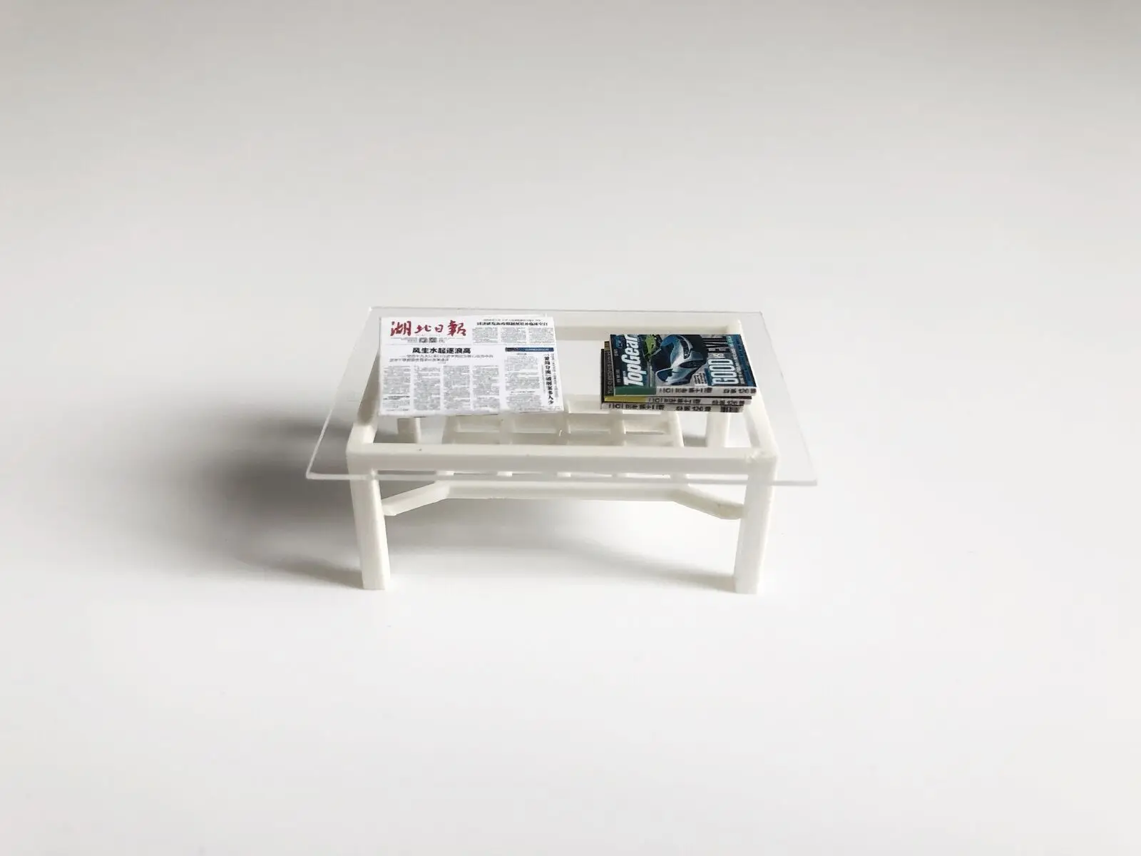 Diorama 1/18 ensemble de modèles de canapé voiture Garage salle d'exposition accessoires décoratifs affichage de paysage