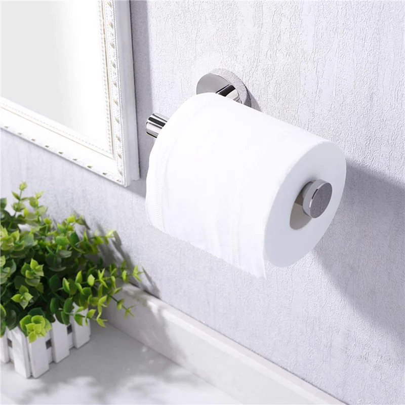 

Свежий держатель для туалетной бумаги из нержавеющей стали 8X SUS 304, круглый держатель для салфеток, диспенсер для рулонов бумаги