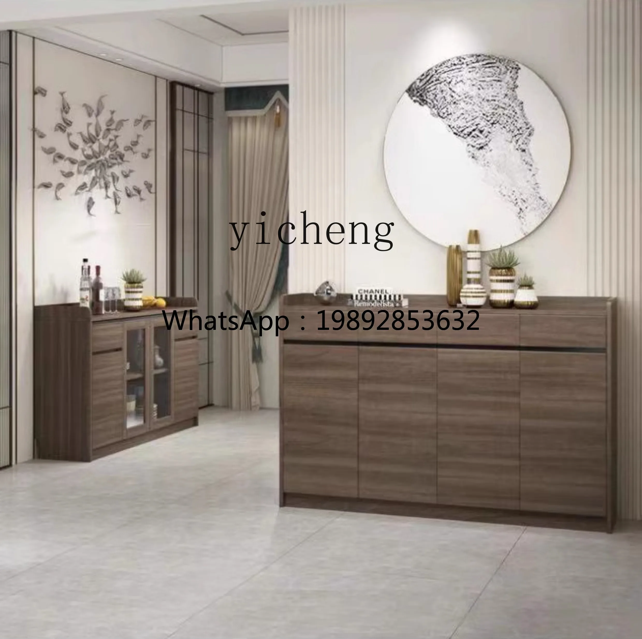shoe cabinet against the wall floor-to-ceiling corridor door corridor storage