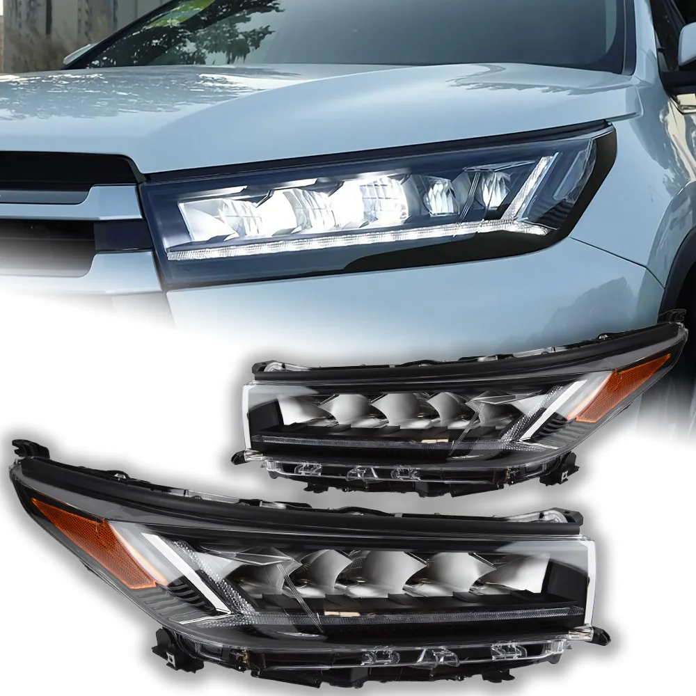 Car Lights For Toyota Highlander Headlight Projector Lens 2019 New Kluger Dynamic Signal Head Lamp LED Headlights Drl Automotive