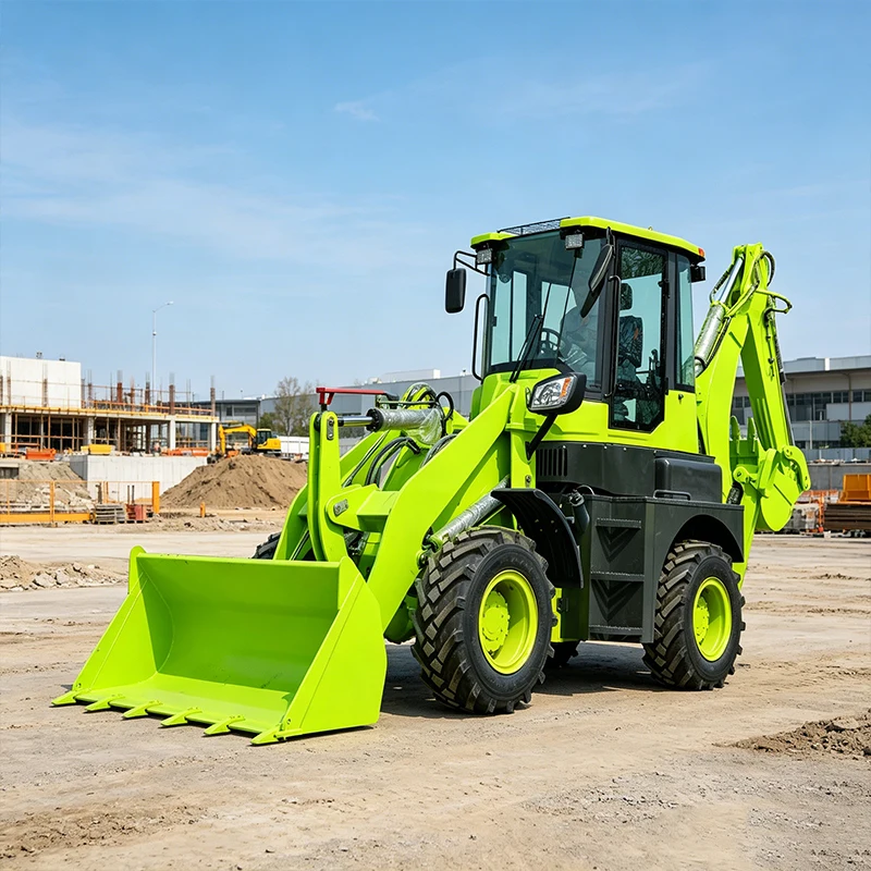 Strong Power High torque diesel engine backhoe loader 4x4 backhoe loader attachments backhoe loader parts