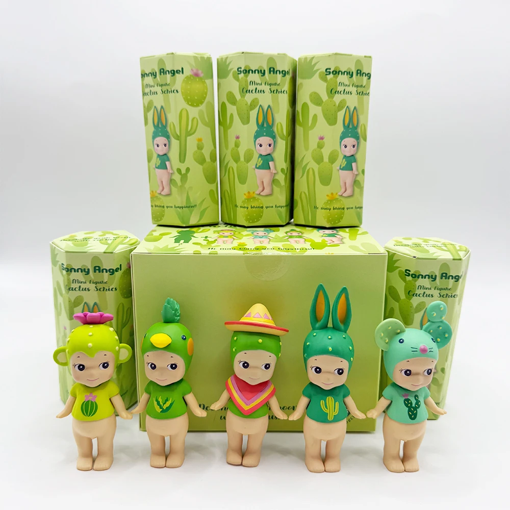 

2025 Sonni Angel Cactus Series Kawaii Anime Figure Blind Box Cute Collectible Doll Home Decor Gift For Fans Birthday Party