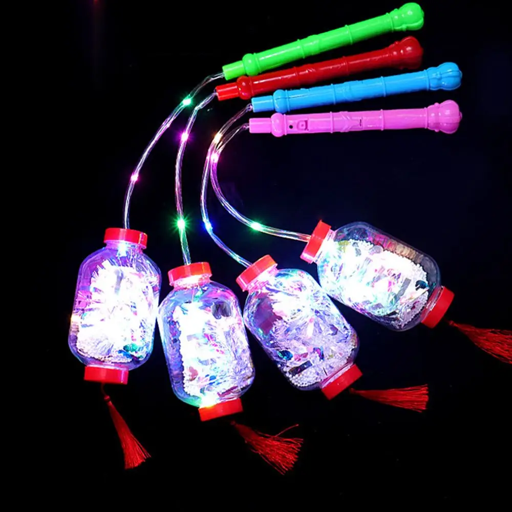 Kawaii Led Lantaarn Drie Flash Modi Decoratieve Festival Benodigdheden Cartoon Dier Flash Lantaarn Voor Kinderen Kinderen Speelgoed