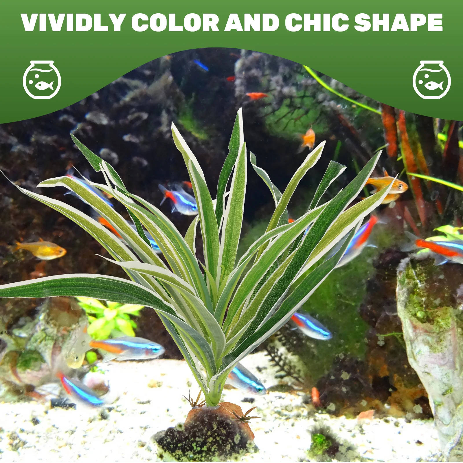 

Artificial Reptile Plant Green Simulation Terrarium Landscape Plant Lizard Tank Decoration Aquarium Supplies Reptile Plants