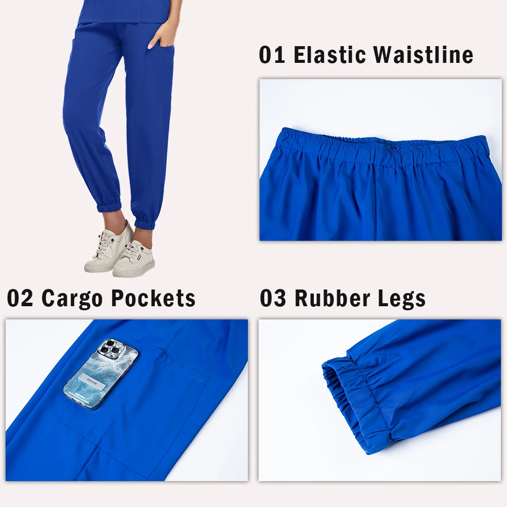 أسعار الجملة بدلة طبية للنساء معطف مختبر ثوب جراحي مع جيوب فرك الأسنان زي بيطري مقالات التمريض الناعمة