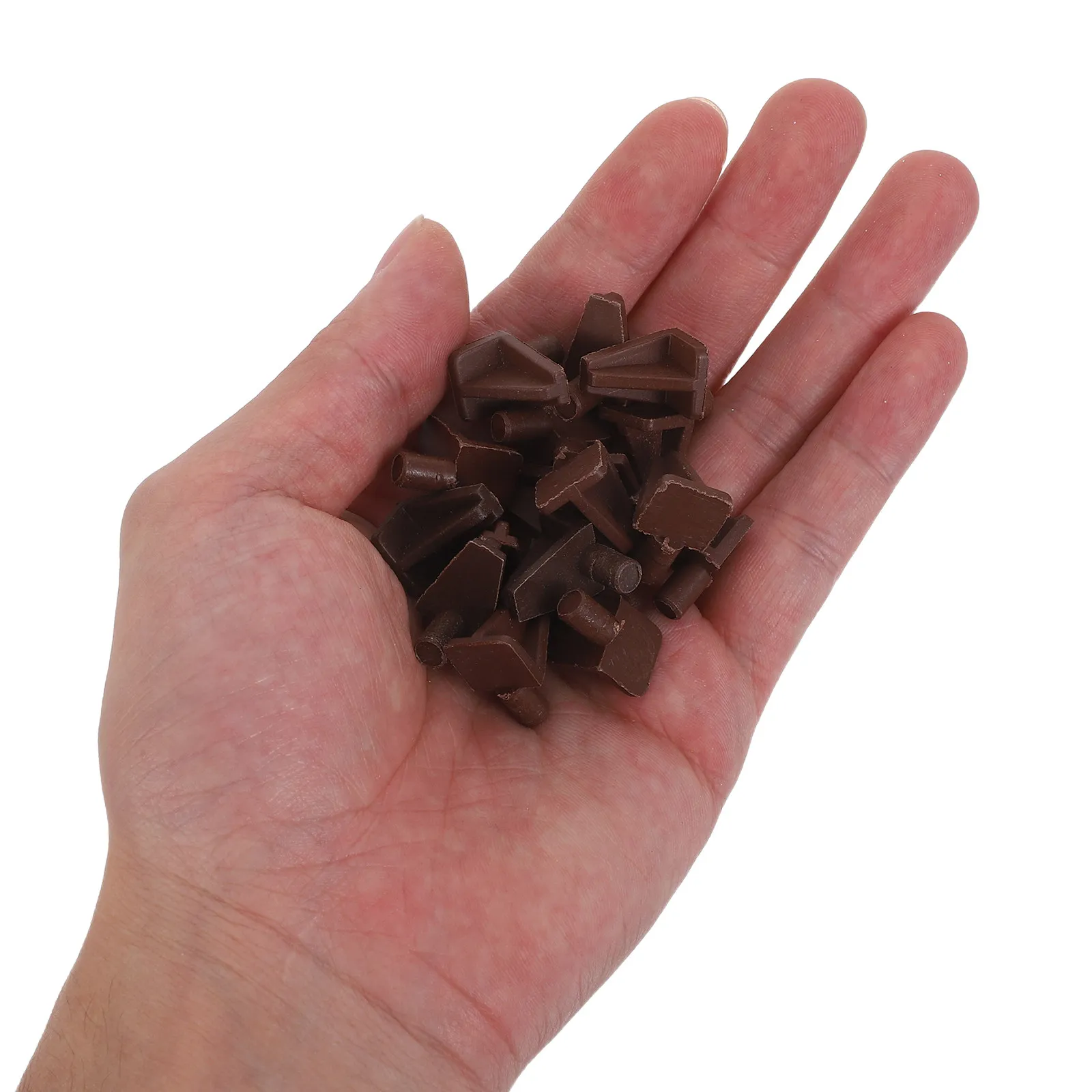 50Pcs Plastic Shelf Support Pegs Invisible Shelf Pins for Cabinets Cupboards Kitchen Furniture Bookcase Shelving Clips Strong