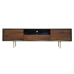 /Nordic Solid Wood Modern Minimalist Living Room Bedroom Drawer TV Audio Video Appliances Shelf