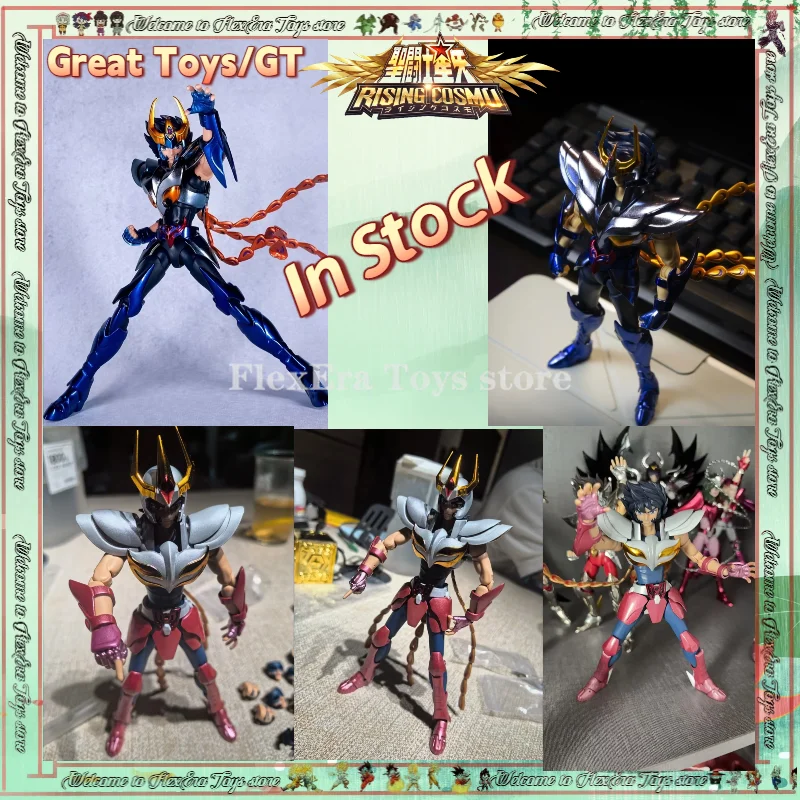 

【In Stock] Great Toys/GT Saint Seiya Myth Cloth EX Phoenix Ikki V1 Black/Dark/Hades Bronze Knights of The Zodiac Action Figure