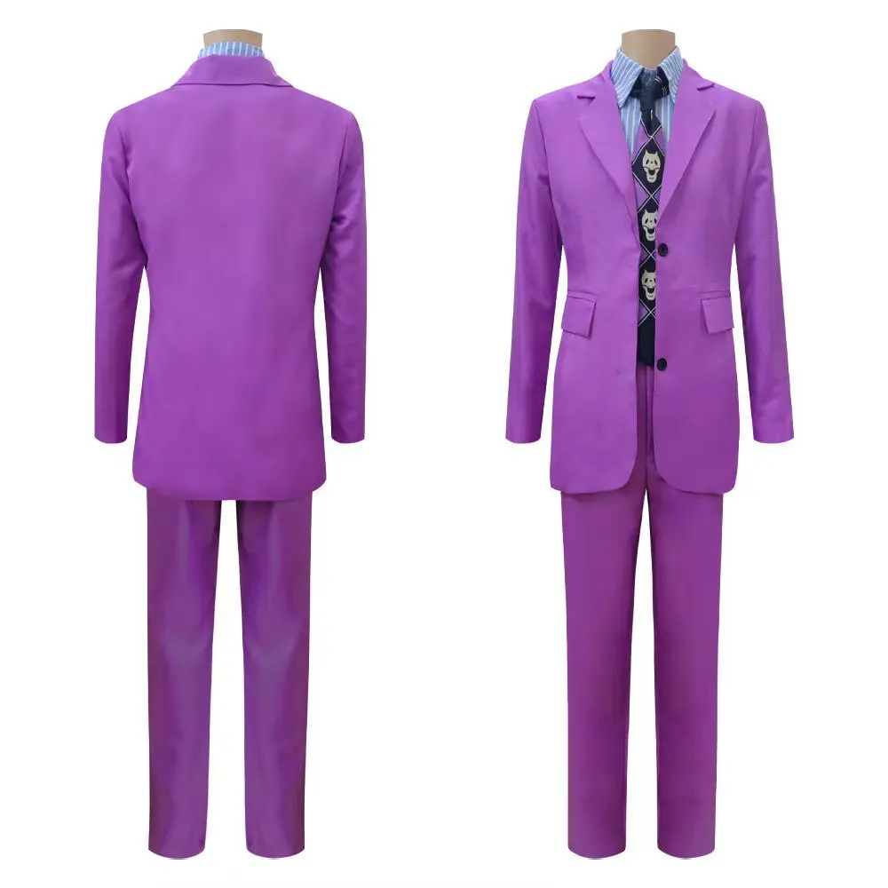 

Cosplay Jojo Eternal Diamond Yoshiyoshi 4-piece suit shirt+pants+jacket+tie