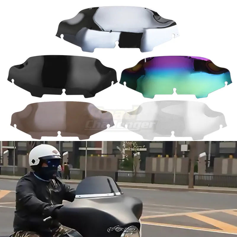 6''8'' Motorcycle Windshield Windscreen Case For Harley Electra Street Glide FLHX Touring CVO 1996-2013 12 11 10 09 08 07