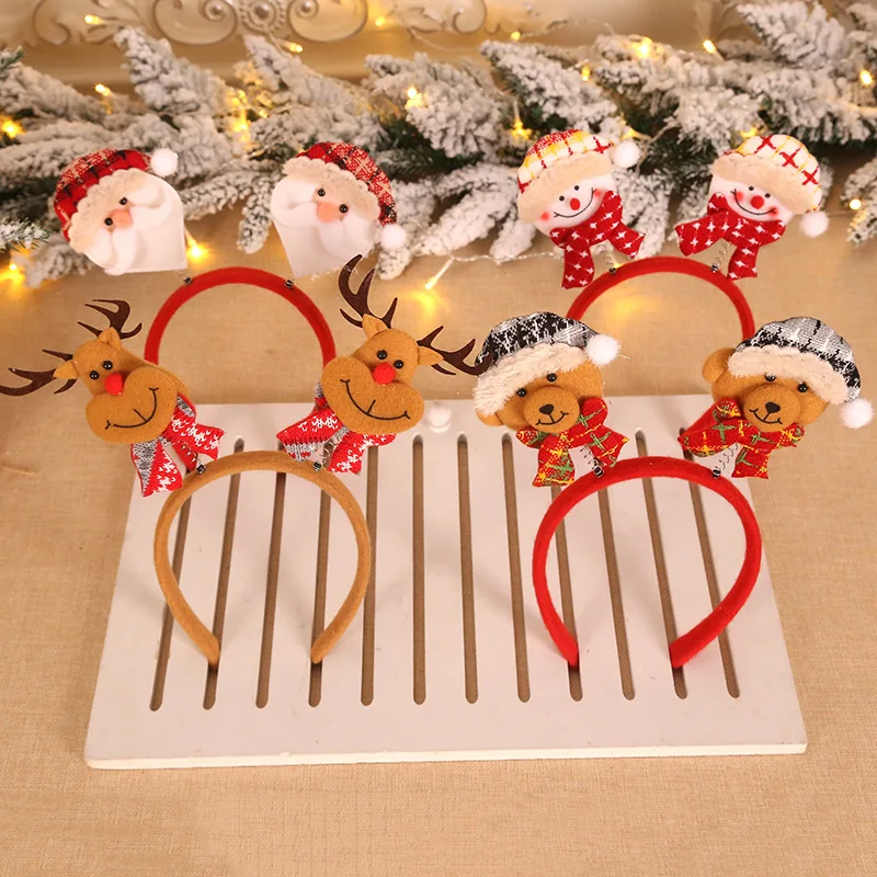 1Pc Retro Deer Antler Headdress Forest Fairy Deer Elf Photo Props Christmas Hair Accessories Branch Headband For Women Girls