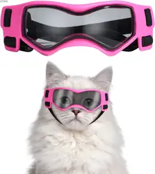 ATUBAN gafas de sol para gatos y perros pequeños, cómodas, suaves, fáciles de usar, ajustables, protección UV para mascotas pequeñas, Cat Kitty