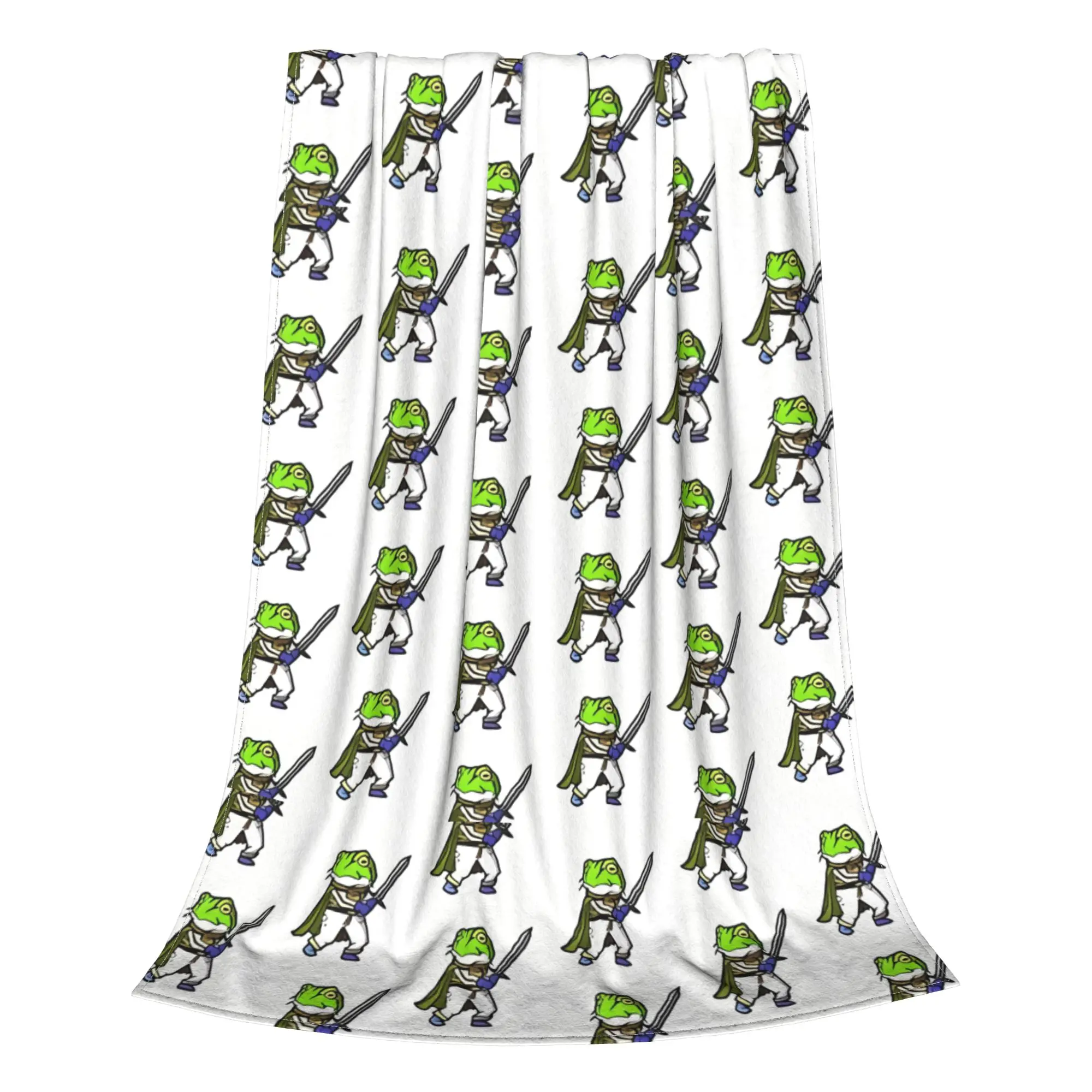 1PC Home Cute Room Decor Frog Blanket Throw Blanket Chrono Trigger Novelty Warm Blanket All Season