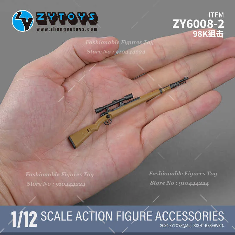 ZY6008 1/12 Soldier Handheld Military 98K M82A1 MK13 M200 M82A1 Plastic Gun Weapon Pack Accessory Fit 6Inch Action Figure Dolls