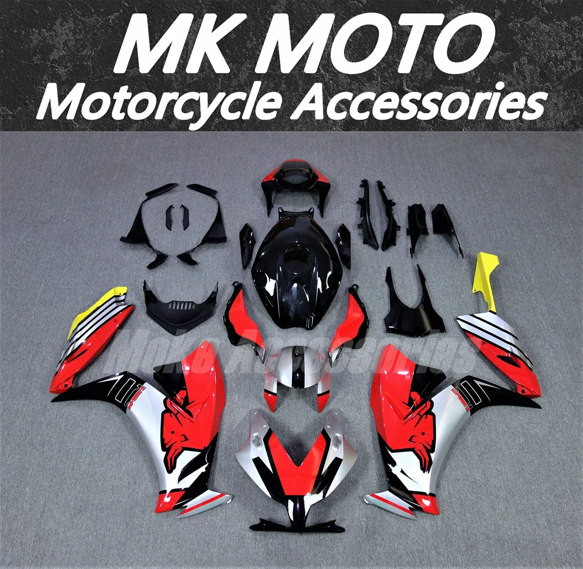 

Motorcycle Fairings Kit Fit For Cbr1000rr 2012 2013 2014 2015 2016 Bodywork Set High Quality Injection Red Silver Black Bull