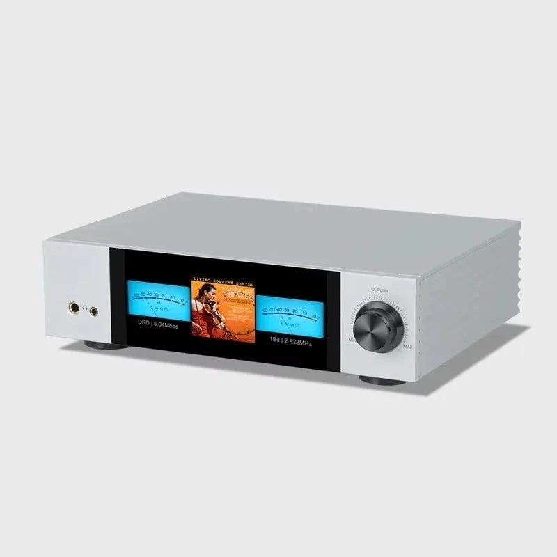 AI Stream MX-5S HIFI Streaming Desktop DSD512 Player+Decoder+Balanced Ear Amplifiers Integrated Machine 2 * CS43198 Decoder