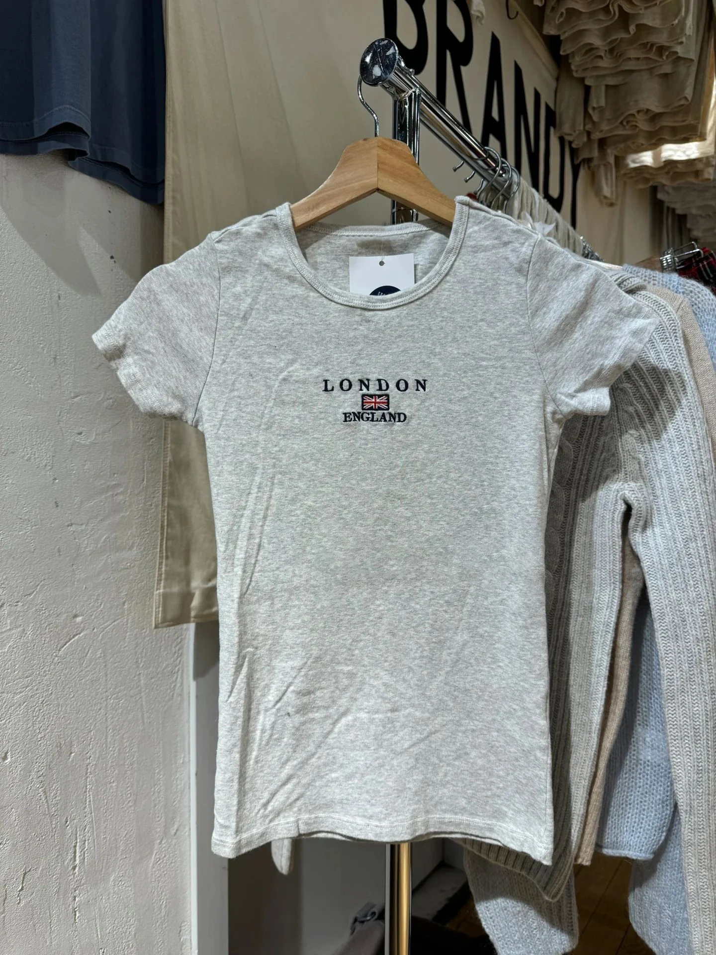 

Тонкая футболка с вышивкой буквенного флага, женская летняя хлопковая футболка с круглым вырезом и короткими рукавами, топ, повседневная винтажная уличная одежда, милая футболка Y2k