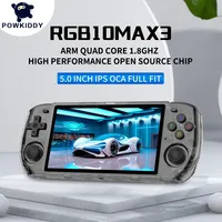 Original POWKIDDY RGB10 MAX3 Retro Handheld Game Console RK3566 5 Inch 1280*720 Ips Screen Retro Gaming Children's Gifts