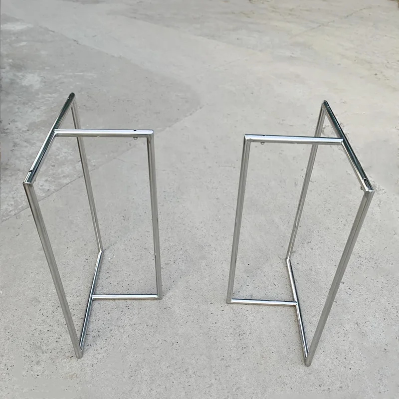 Stainless steel foot large plate bracket coffee table table legs custom font bar table foot desk desk tea foot