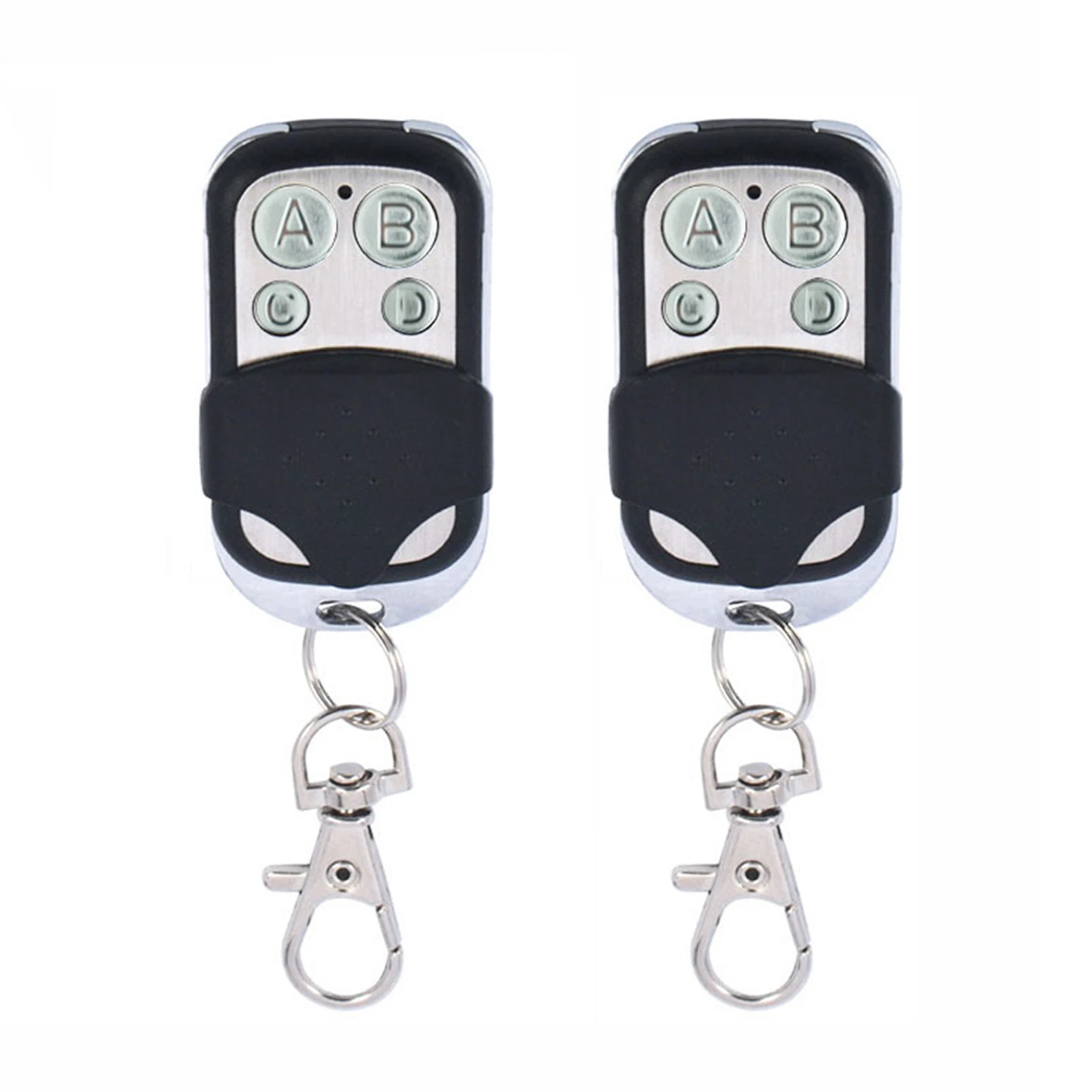 

2pcs 433MHz Convenient Universal For Clone Home Liftmaster Keychain Plastic Metal Garage Door Opener Remote Wireless Transmitter