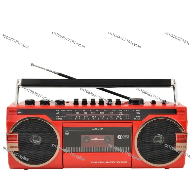 Luxury antique high-power four band recorder Tape drive radio USB SD card Bluetooth