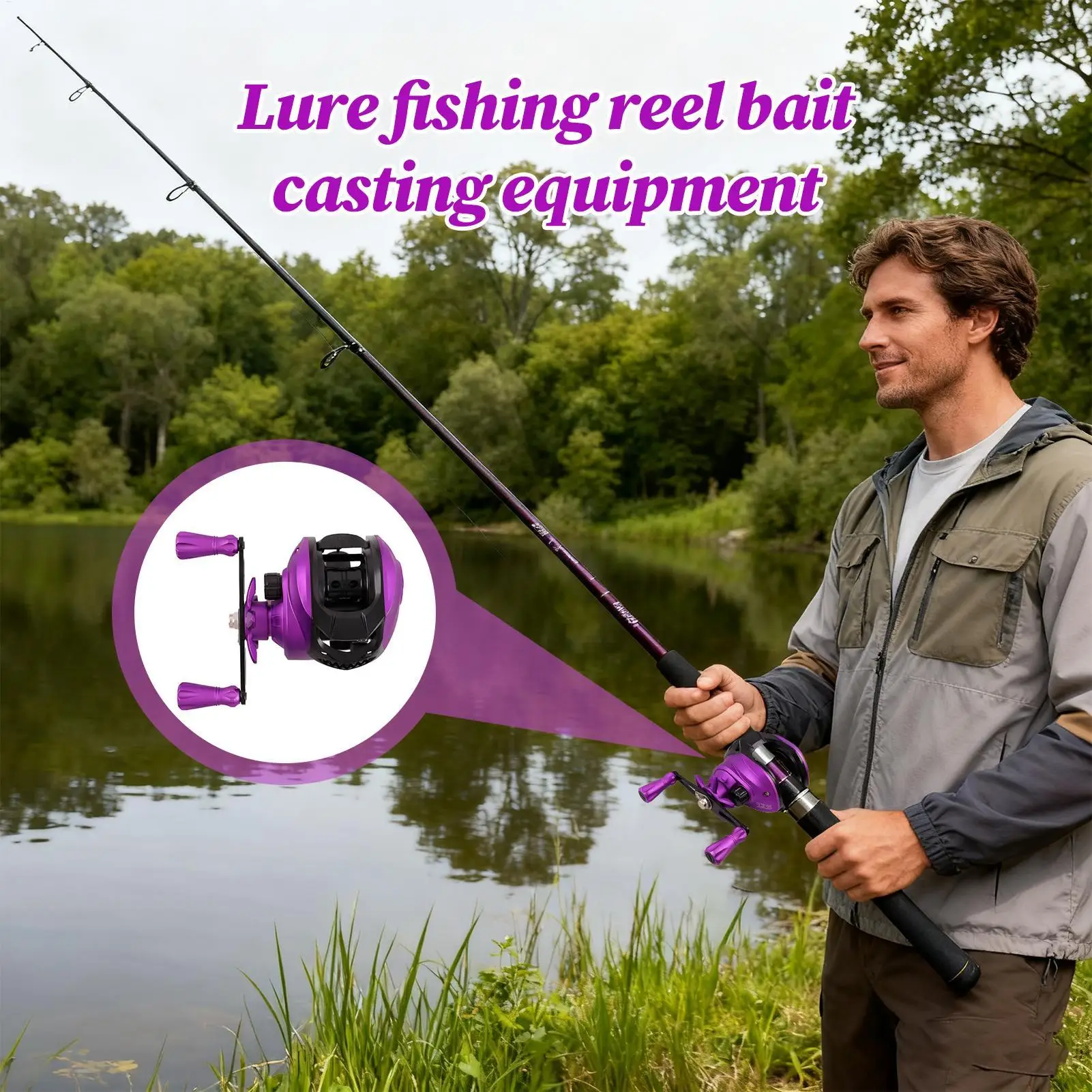 釣りリールはねじれを防ぎます-クラッピー、ウォールアイ、タラ、トラウト、パイク、ブルーギル、サーモン用の海水淡水釣りリール