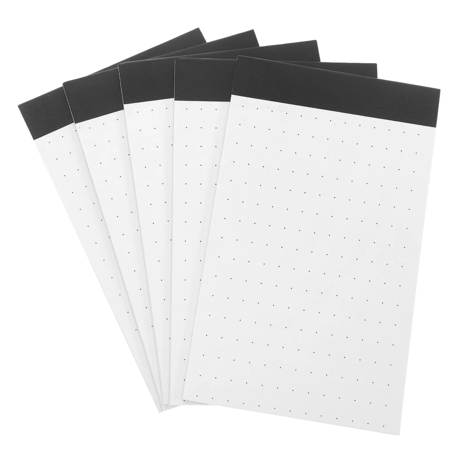 

5Pcs Pocket Sized Dotted Notepad Refills A7 Mini Grid Paper Pad Smooth Writing No Bleed Thick Paper for Jotting Ideas Notes