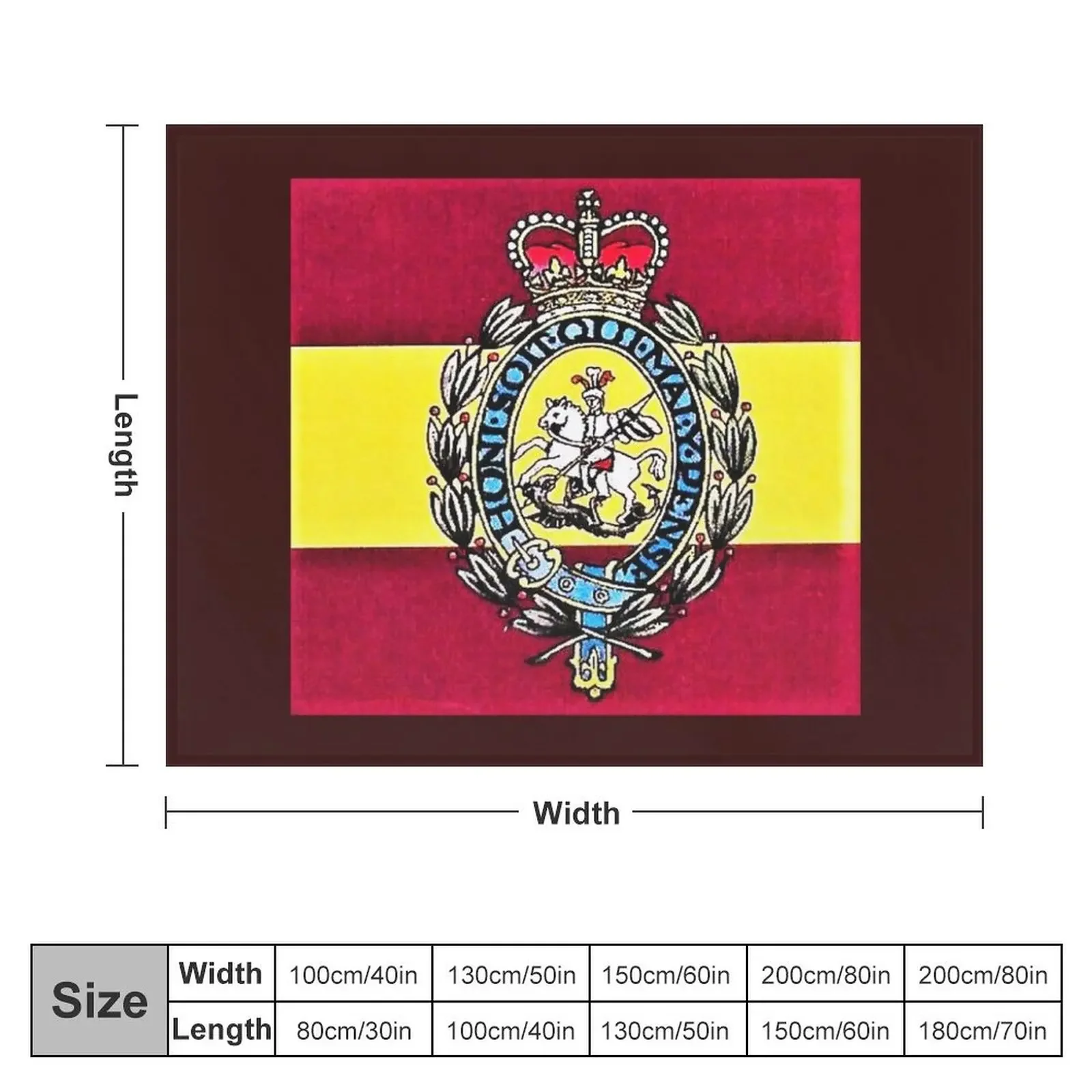 Royal Regiment of Fusiliers Throw Blanket funny gift Large for sofa Luxury Thicken Blankets