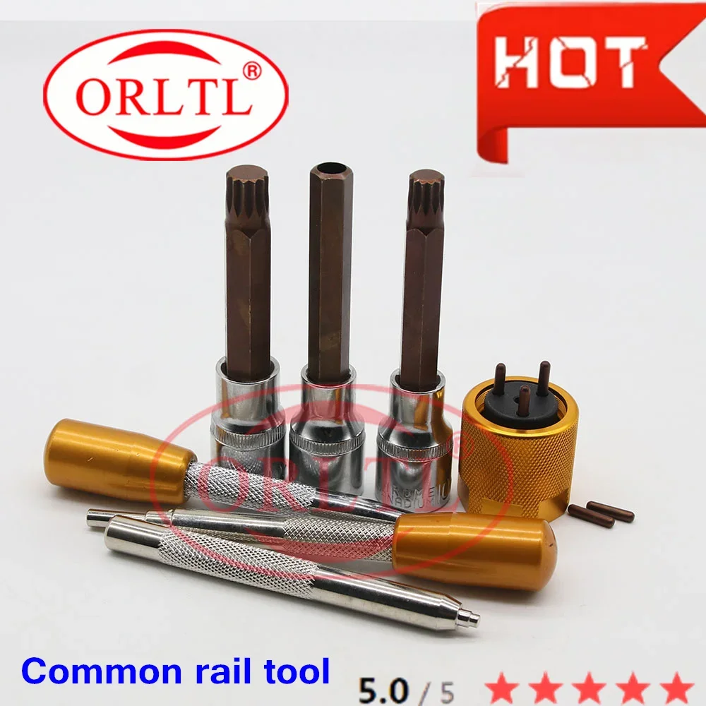 ORLTL Common Rail Injector Valve Removal Tool Set of 8 pcs for Bosch INJECTOR