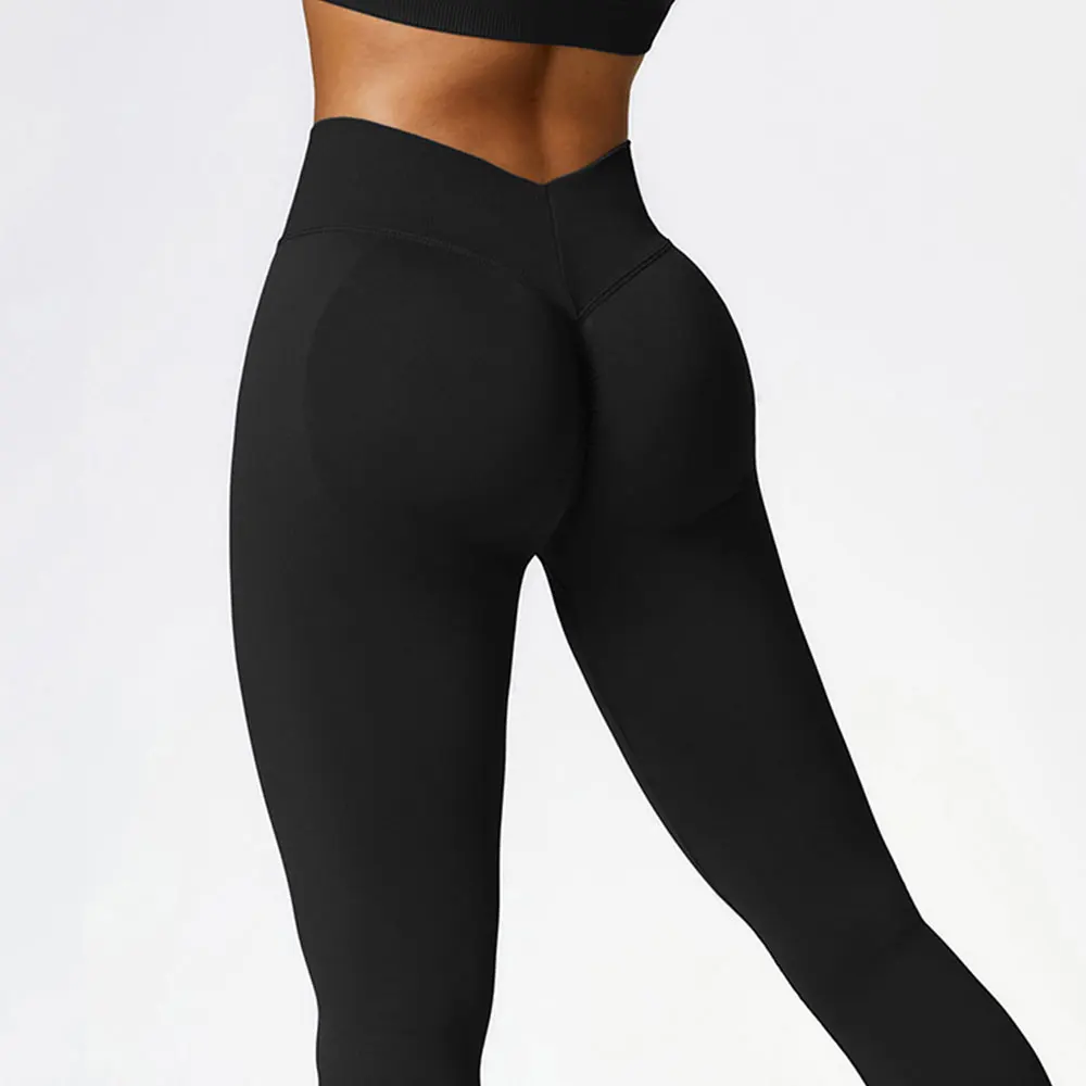 Women Sports Leggings High Waist Fitness Leggings Push Up Yoga Pants Seamless Leggings Gym Clothing Workout Scrunch Butt Tights