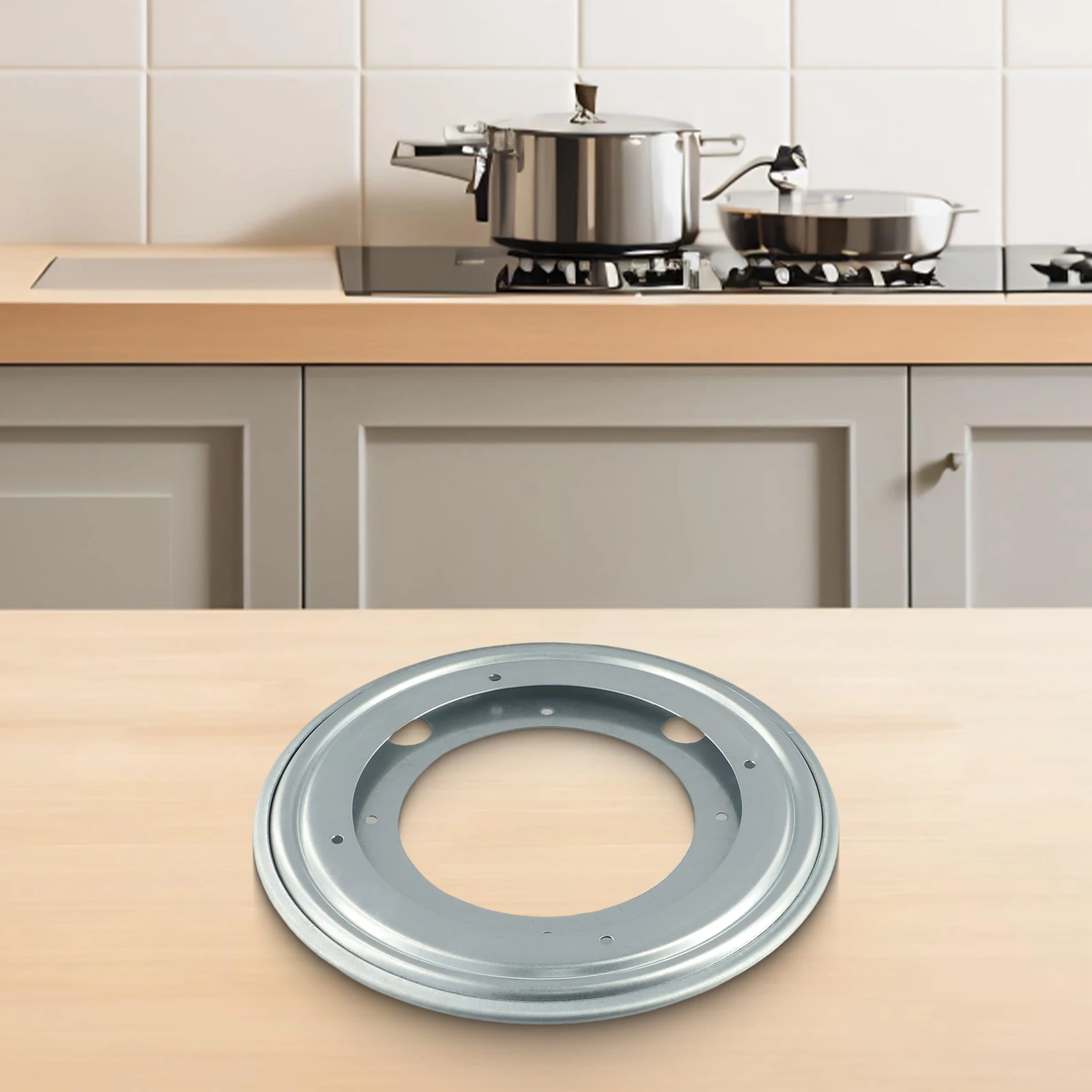 

Dining Table 12in 303mm Lazy Susan Swivel Plate Rotating Lazy Susan Rust Resistance Smooth Rotation Versatile Use