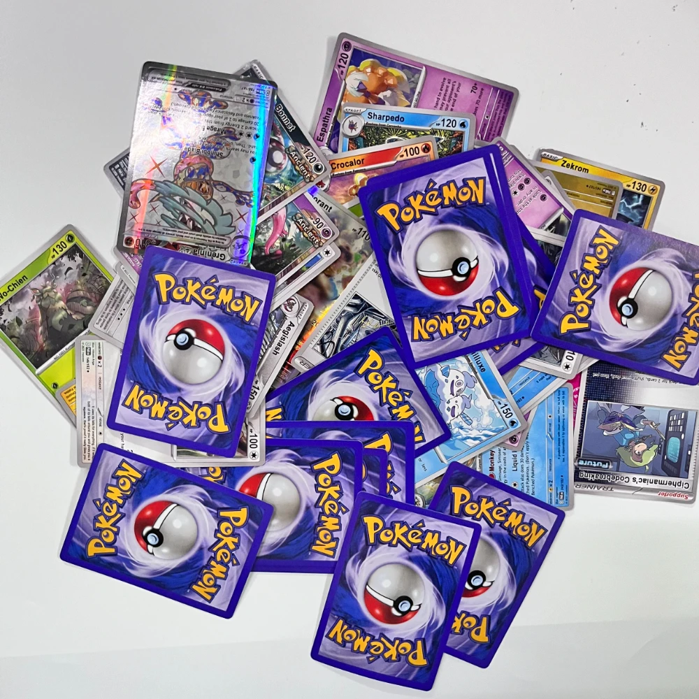 40 قطعة بوكيمون PTCG ميجا تطور الأسود الترباس الأبيض مضيئة بطاقات التداول الإنجليزية الداعم معركة جمع بطاقة لعبة هدايا الأطفال #2