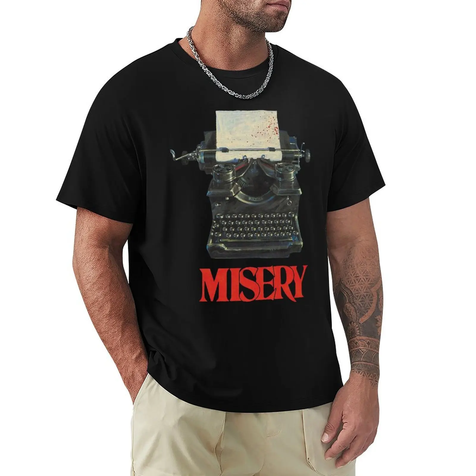 

MISERY T-Shirt sweat anime tshirt mens t shirt graphic