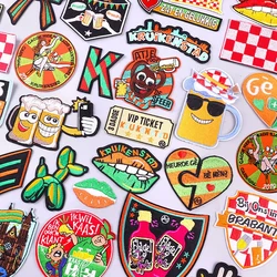 Kruikenstad Carnival  Iron On Patches For Clothes Netherland Festival Emblem Embroidery Patch Celebration Gifts Carnival Patches