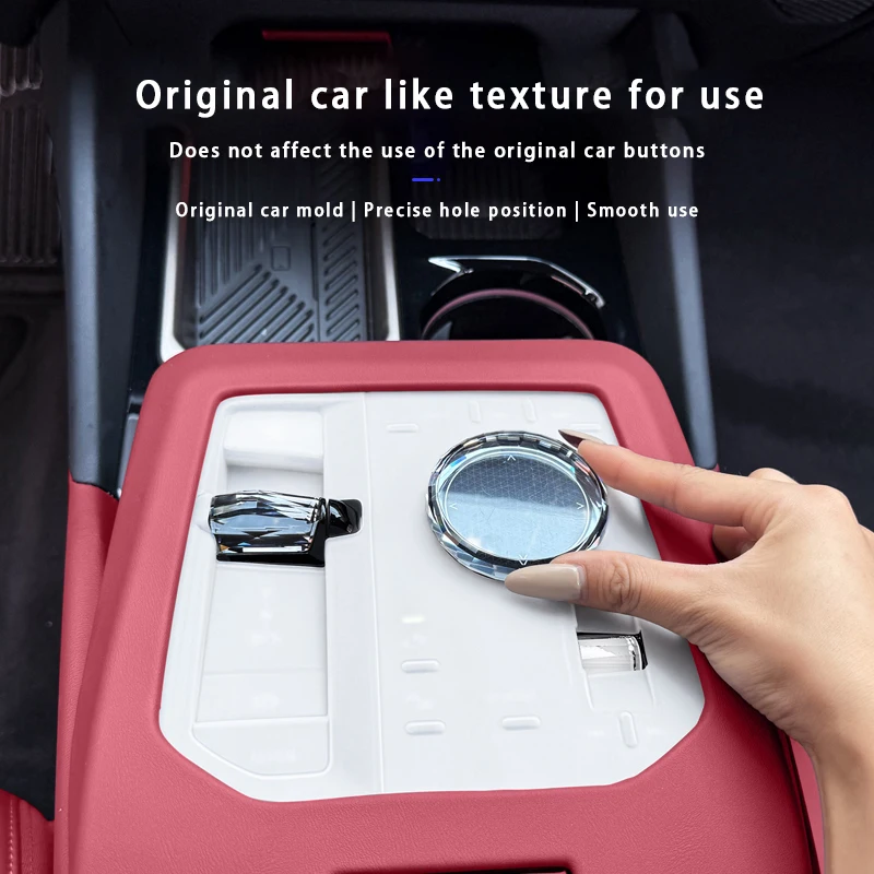 لسيارات BMW 5 Series i5 G60 2024 + سيارة التحكم المركزي والعتاد التحول غطاء لوحة أزرار المضادة للخدش حماية الوسادة الداخلية اكسسوارات