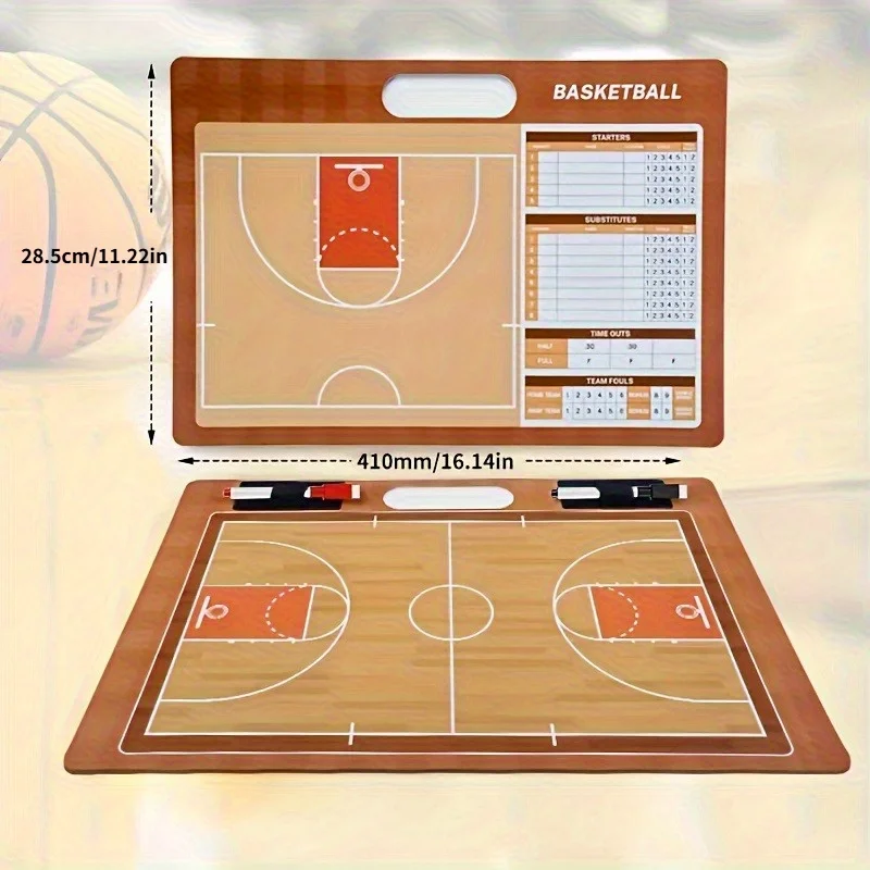 

Basketball Tactical Board, Coach Football Tactical Board, Erasable Demonstration Command Basketball Tactical Coaching Board