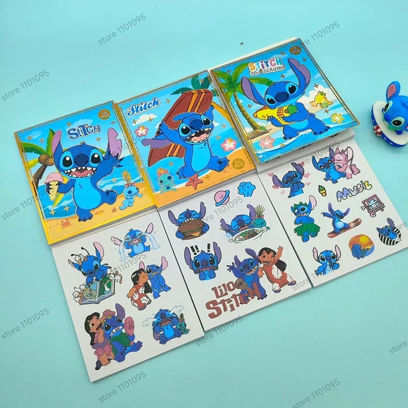 2pcs/lot Cute Stitch Paper Stickers Kawaii Disney DIY Diary Decorative Sticker Album Stick Stationery Office School Supplies