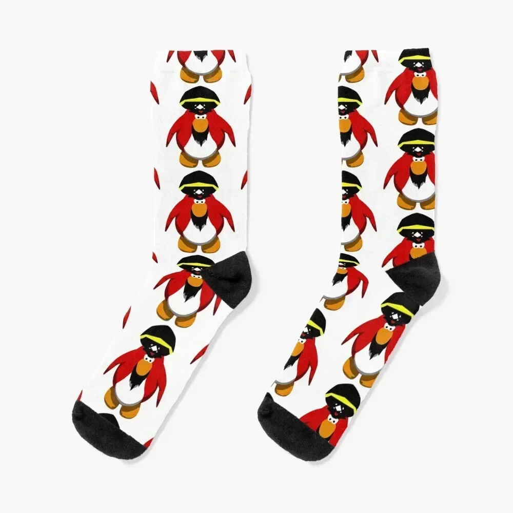 

Club penguin Rockhopper Socks cotton sports and leisure Women's Socks Men's